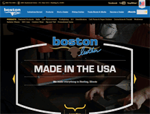 Tablet Screenshot of bostonleather.com